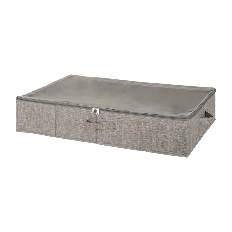 Yotoq ostida matolarni saqlash qutilari